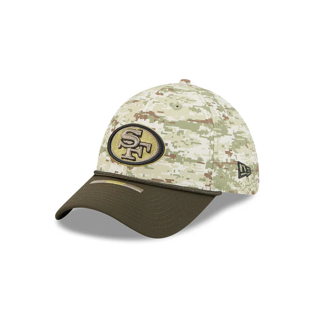 Gorra New Era 3930 NFL Salute To Service 2025 San Francisco 49Ers