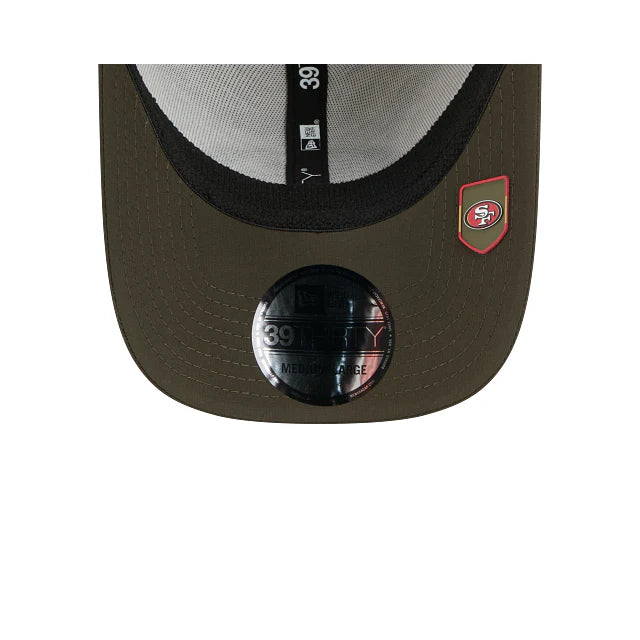 Gorra New Era 3930 NFL Salute To Service 2025 San Francisco 49Ers