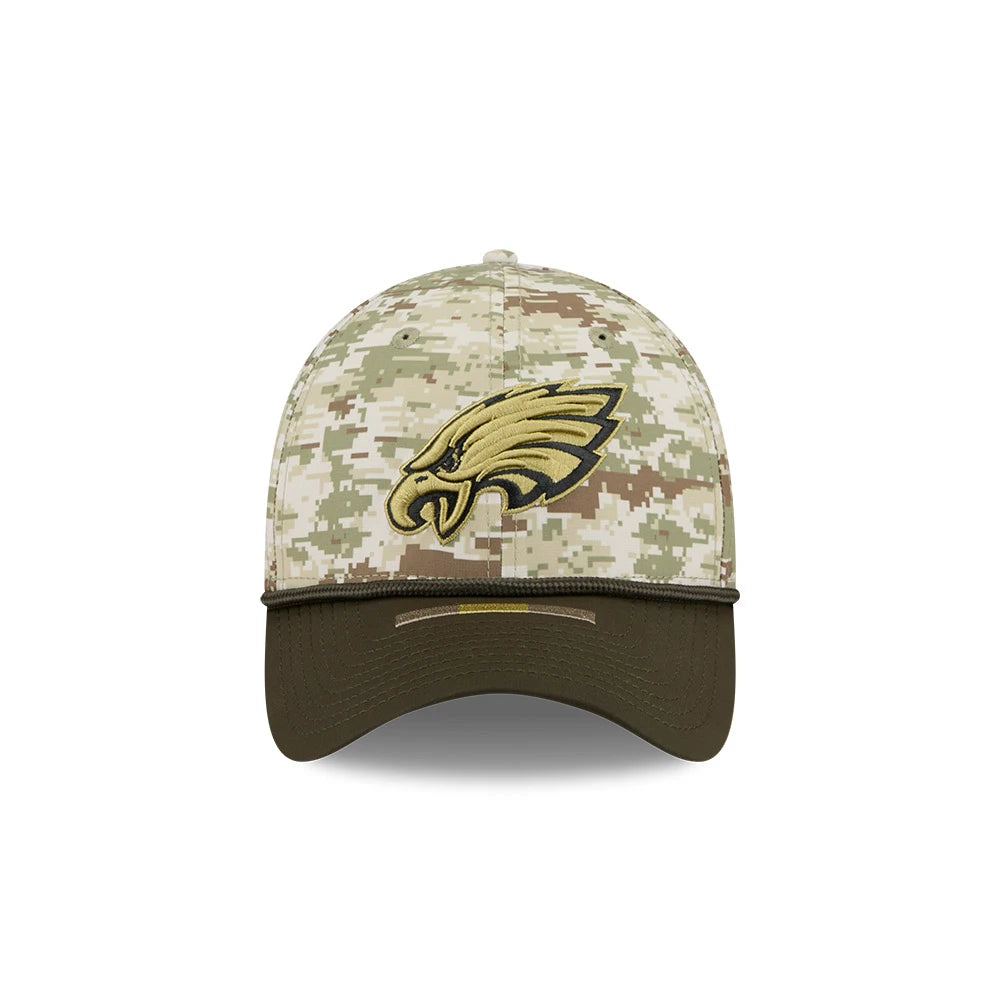 Gorra New Era 3930 NFL Salute To Service 2025 Philadelphia Eagles