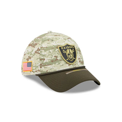 Gorra New Era 3930 NFL Salute To Service 2025 Las Vegas Raiders