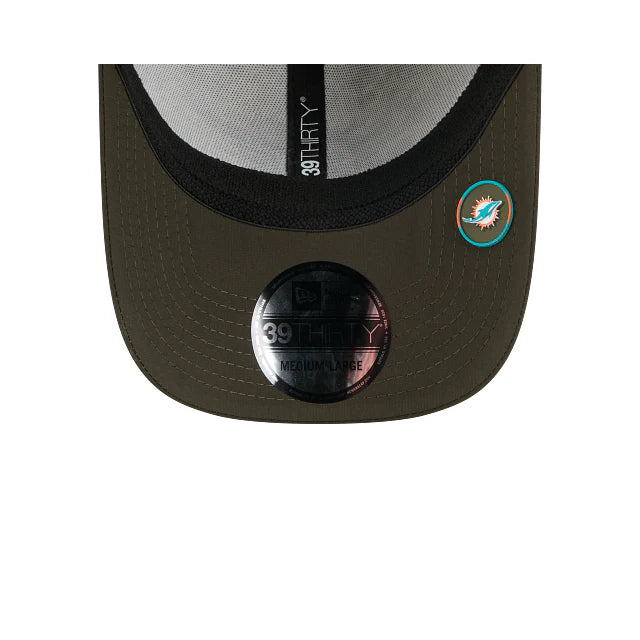 Gorra New Era 3930 NFL Salute To Service 2025 Miami Dolphins