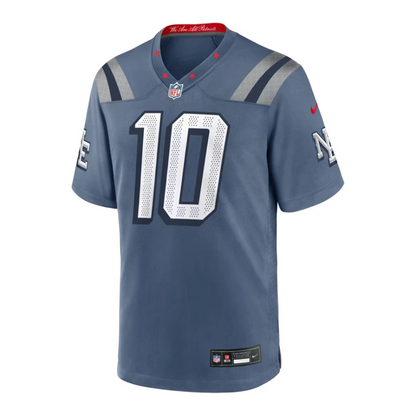 Jersey Nike NFL Game Rivalries Drake Maye #10 Patriots