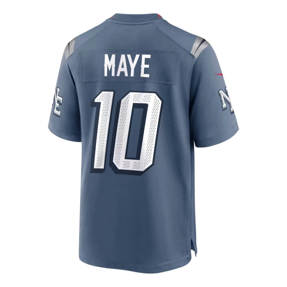 Jersey Nike NFL Game Rivalries Drake Maye #10 Patriots