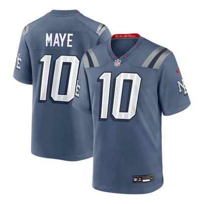 Jersey Nike NFL Game Rivalries Drake Maye #10 Patriots