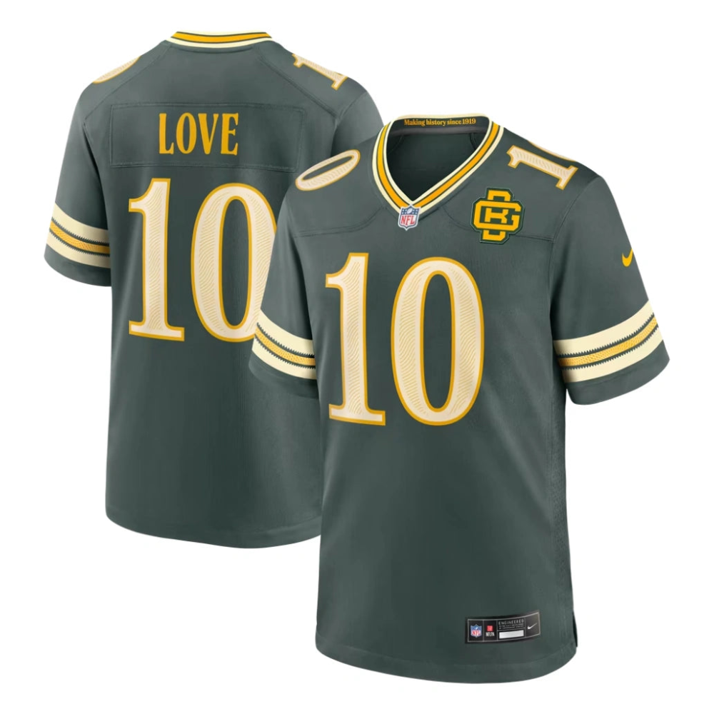 Jersey Nike NFL Game Rivalries Jordan Love #10 Packers