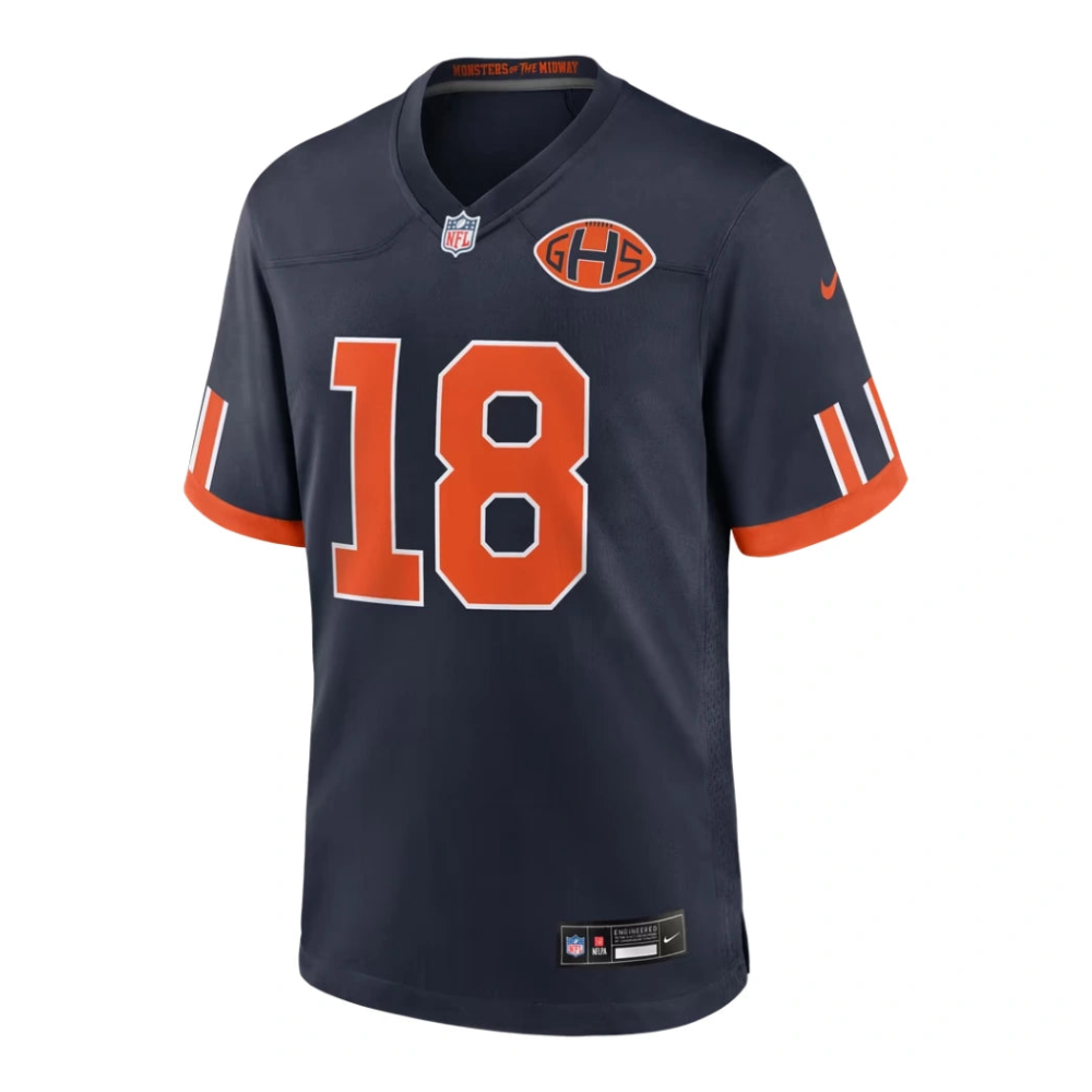 Jersey Nike NFL Game Rivalries Caleb Williams #18 Bears
