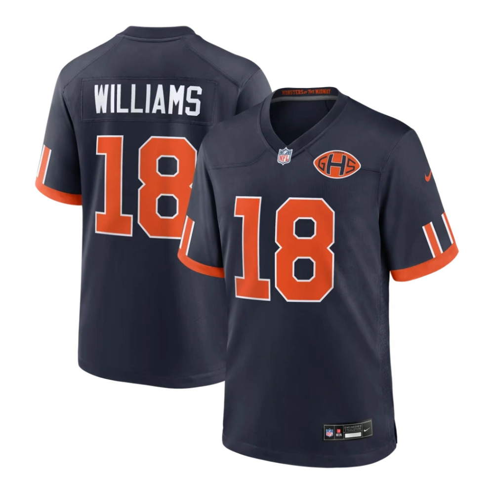 Jersey Nike NFL Game Rivalries Caleb Williams #18 Bears