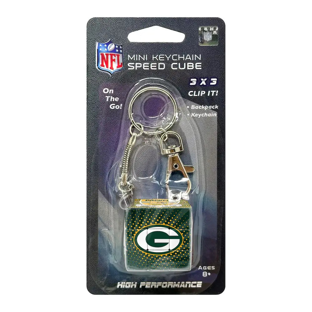 Llavero Party Animals NFL Mini Speed Cube Packers