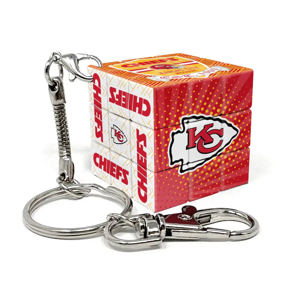 Llavero Party Animals NFL Mini Speed Cube Chiefs
