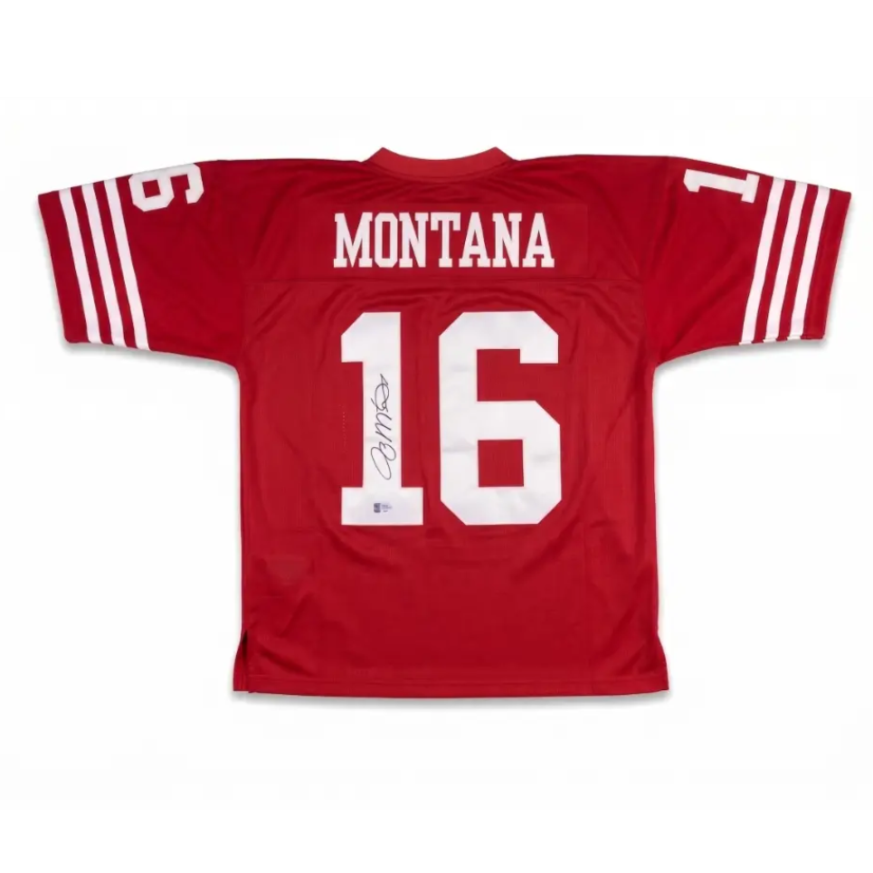 Jersey Mitchell & Ness NFL Autografiado por Joe Montana #16