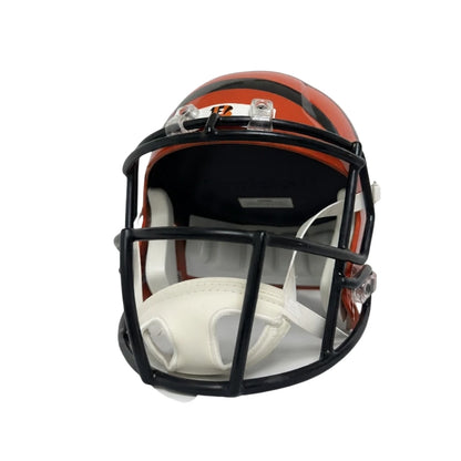 Casco Riddell NFL Speed Réplica Autografiado Por Joe Burrow Bengals