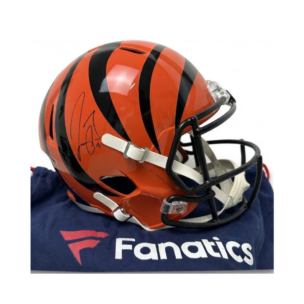 Casco Riddell NFL Speed Réplica Autografiado Por Joe Burrow Bengals