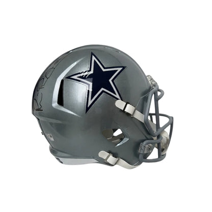 Casco Riddell NFL Speed Réplica Autografiado Por Michael Irvin Cowboys