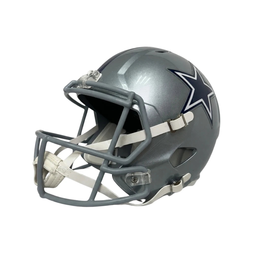 Casco Riddell NFL Speed Réplica Autografiado Por Michael Irvin Cowboys