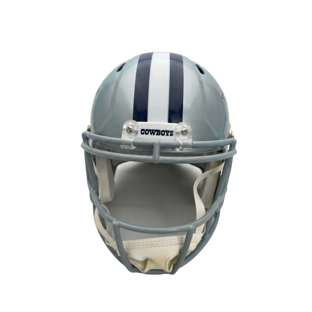 Casco Riddell NFL Speed Réplica Autografiado Por Michael Irvin Cowboys
