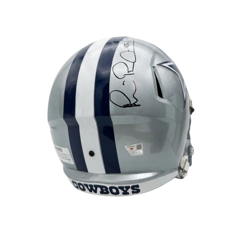 Casco Riddell NFL Speed Réplica Autografiado Por Michael Irvin Cowboys