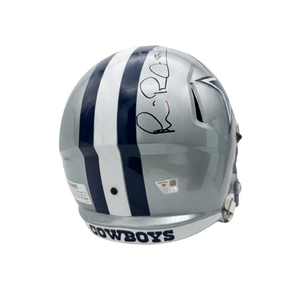 Casco Riddell NFL Speed Réplica Autografiado Por Michael Irvin Cowboys