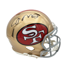 Casco Riddell NFL Speed Réplica Autografiado Por Joe Montana 49Ers