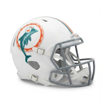 Casco Riddell NFL Speed Réplica Throwback 1972 Autografiado Por Bob Griese Dolphins
