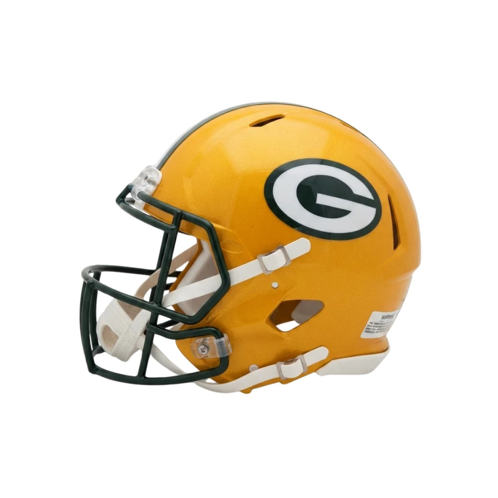 Casco Riddell NFL Speed Réplica Autografiado Por Brett Favre Green Bay Packers