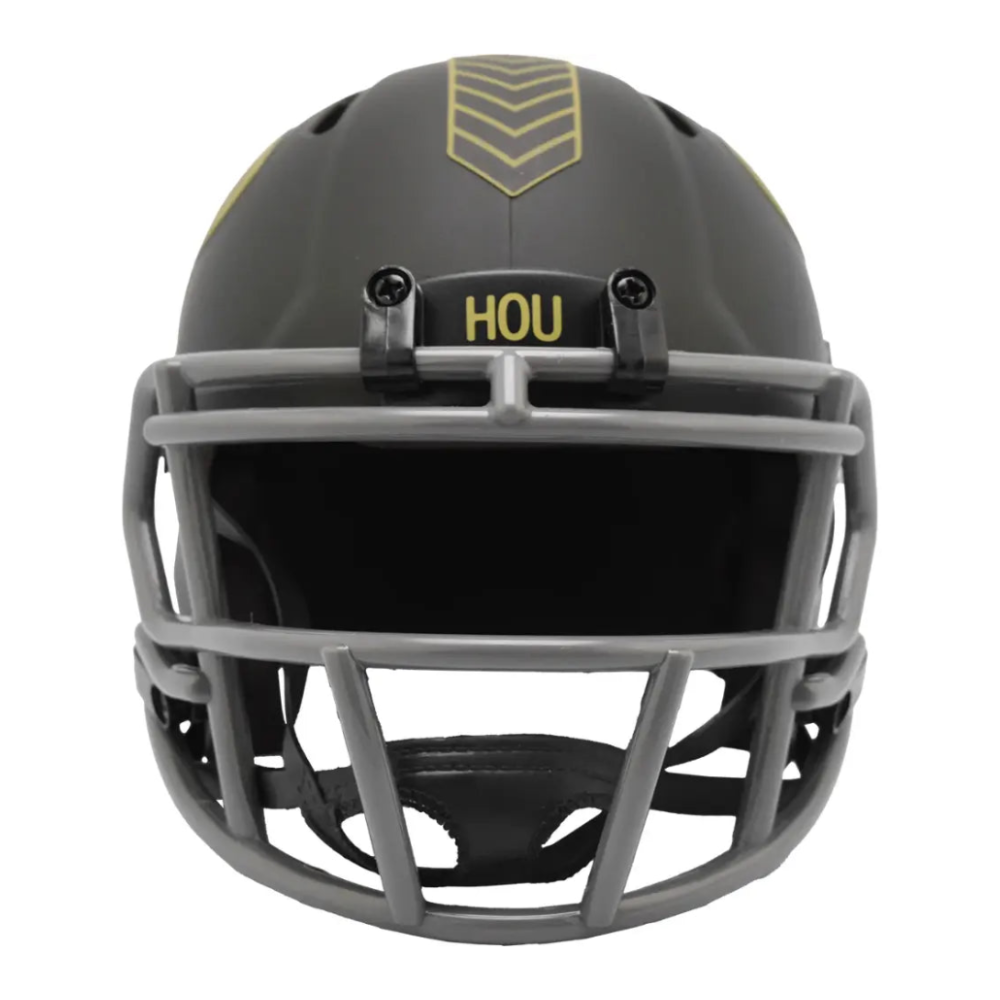 Casco Riddell NFL Speed Mini Salute To Service 2025 Houston Texans