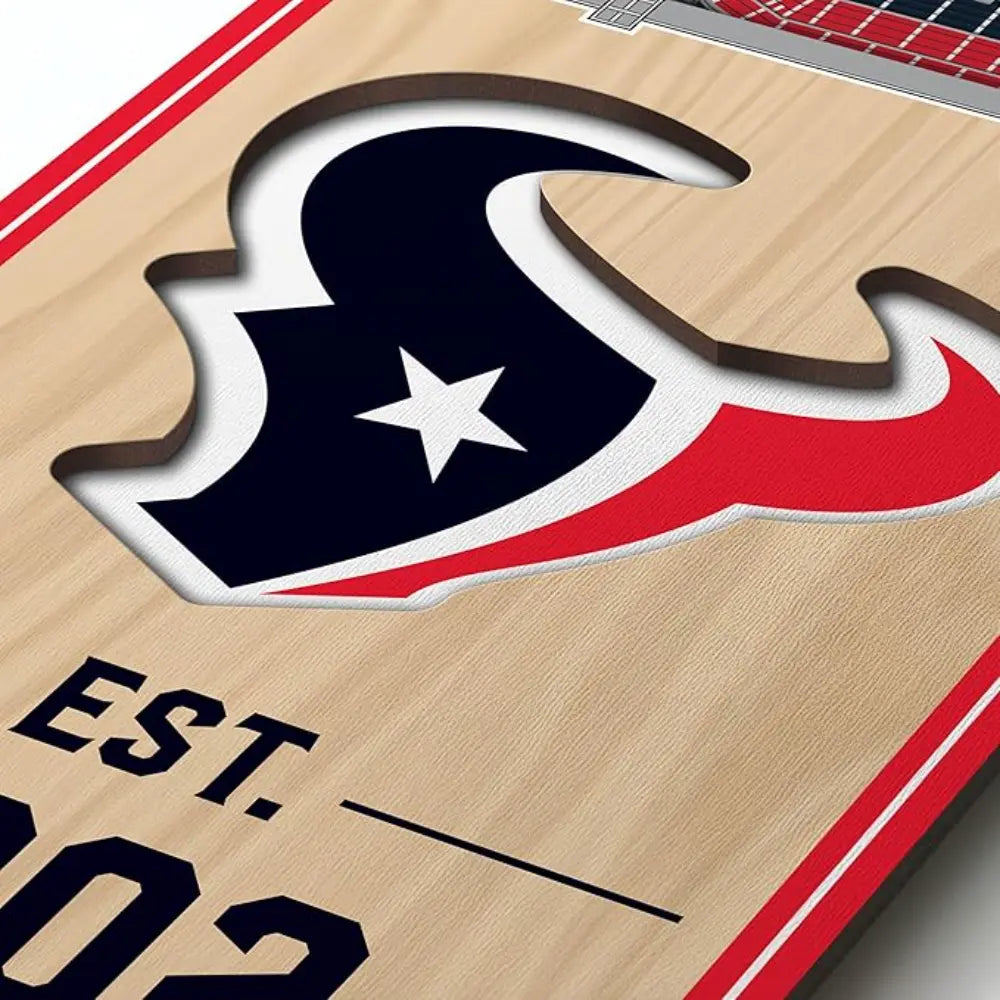 Cuadro YouTheFan NFL Stadium Banner 3D Houston Texans