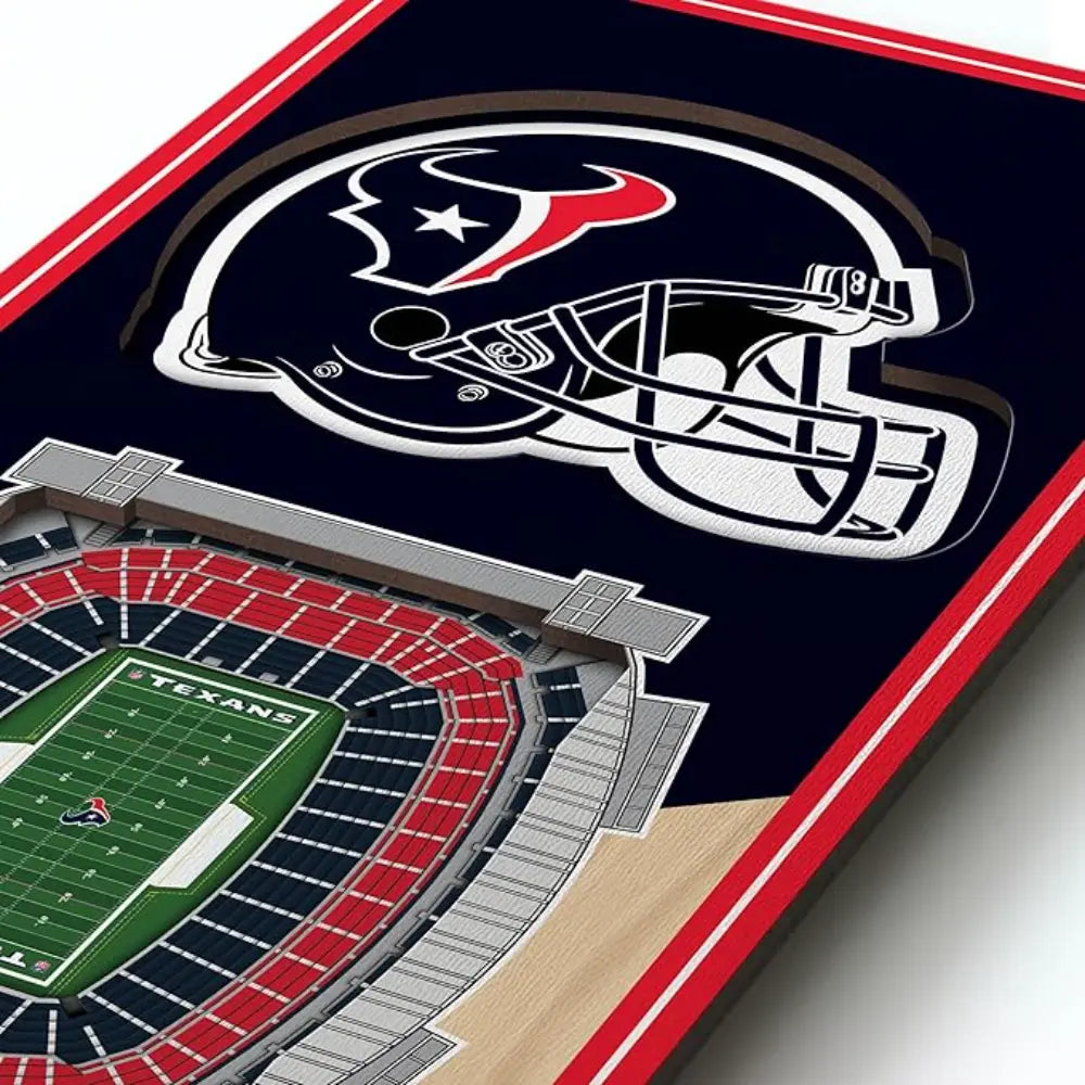 Cuadro YouTheFan NFL Stadium Banner 3D Houston Texans