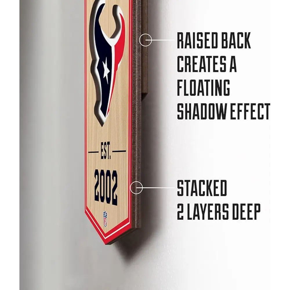 Cuadro YouTheFan NFL Stadium Banner 3D Houston Texans