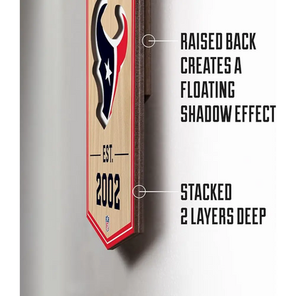 Cuadro YouTheFan NFL Stadium Banner 3D Houston Texans