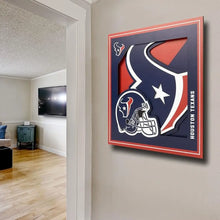 Cuadro YouTheFan NFL Logo Wall Art 3D Texans