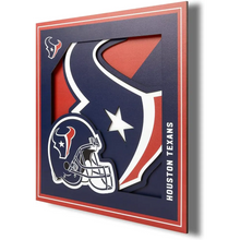 Cuadro YouTheFan NFL Logo Wall Art 3D Texans