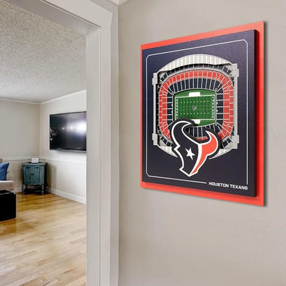 Cuadro NFL Stadium Series 3D Texans