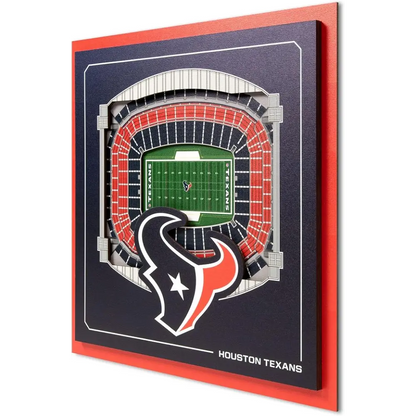 Cuadro NFL Stadium Series 3D Texans