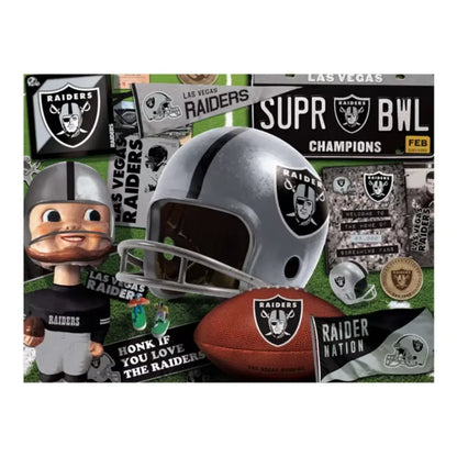 Rompecabezas YouTheFan NFL Retro Series Raiders