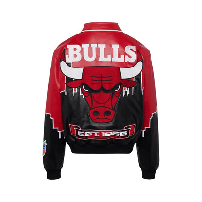 Chamarra Jeff Hamilton NBA Vegan Leather Skyline Bulls