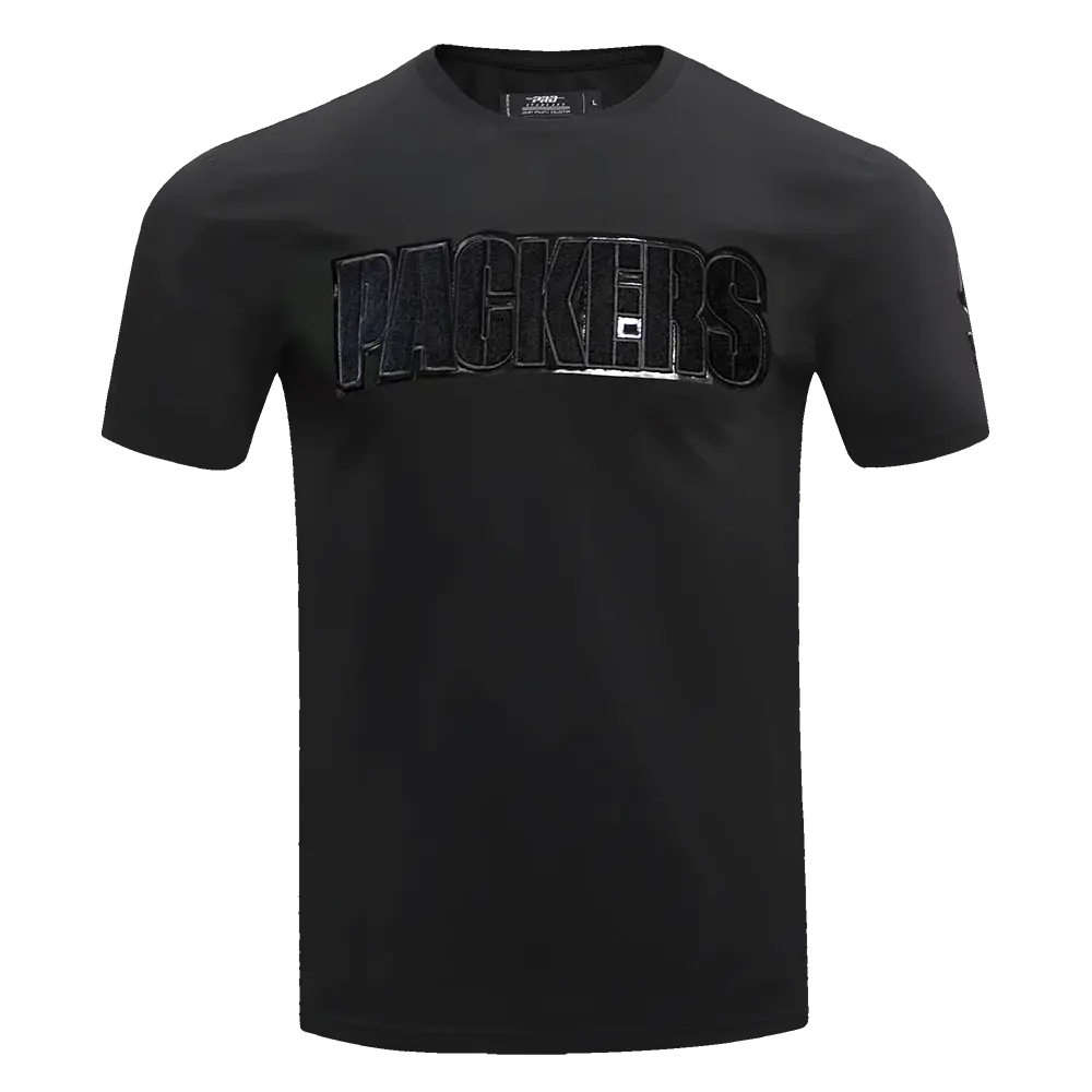 Playera Pro Standard NFL Triple Black Packers