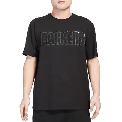 Playera Pro Standard NFL Triple Black Packers