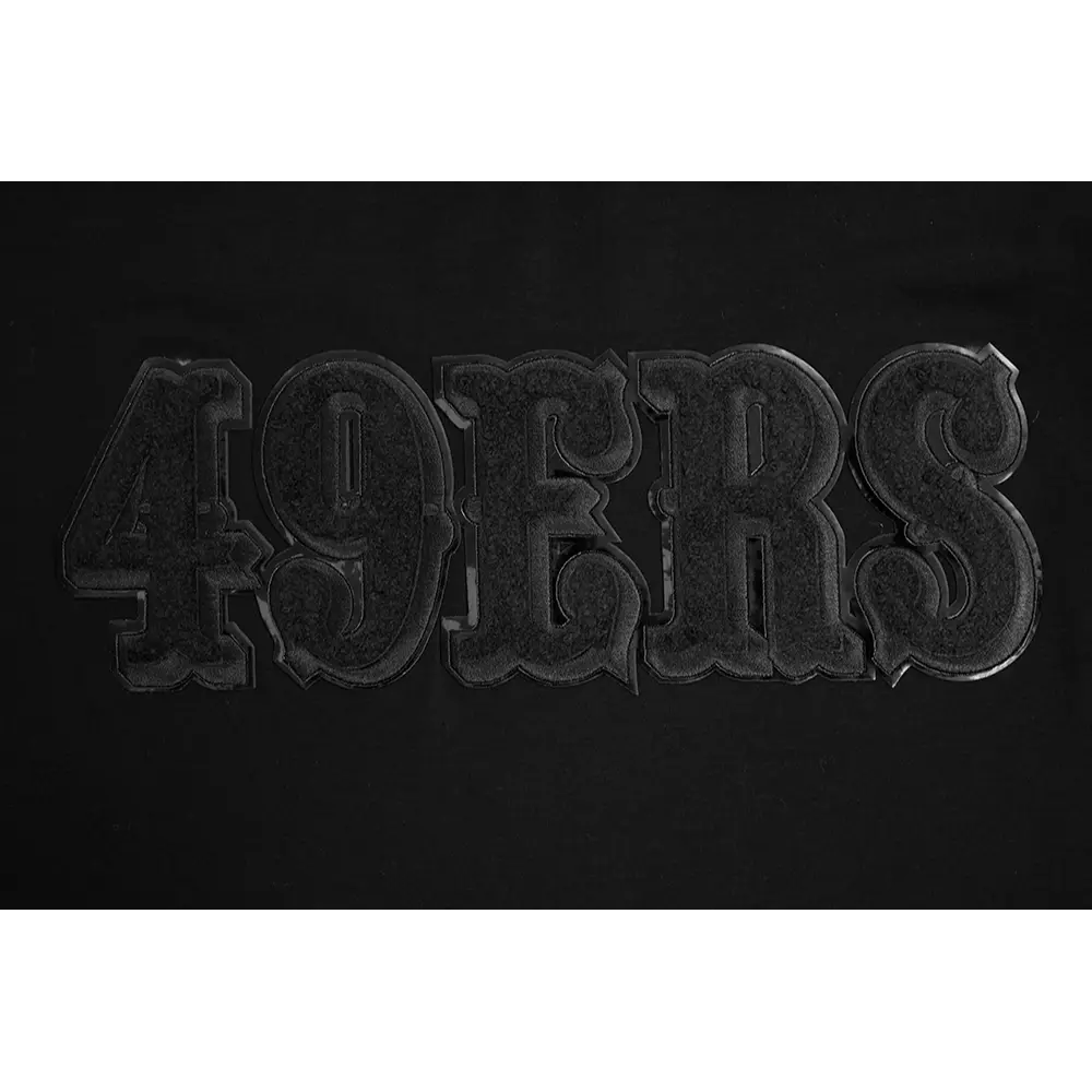 Playera Pro Standard NFL Triple Black 49Ers