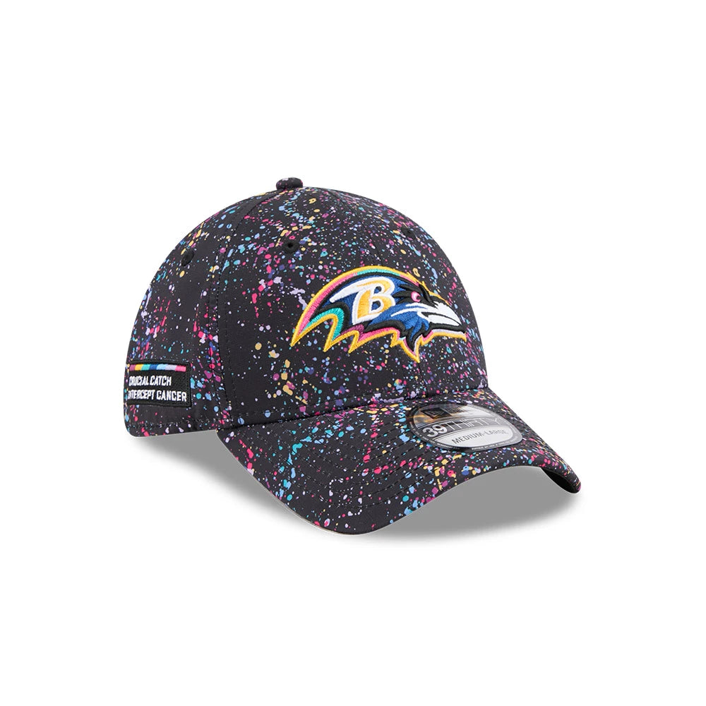 Gorra New Era 3930 NFL Crucial Catch 2025 Ravens