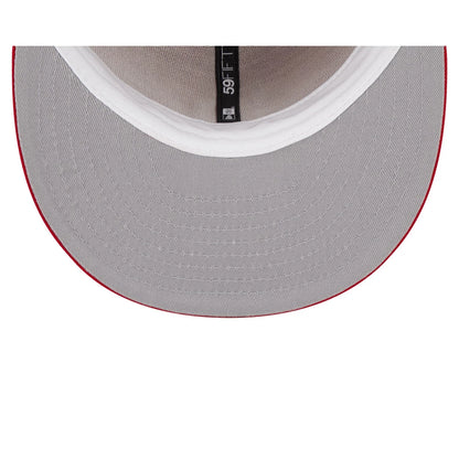 Gorra New Era 5950 MLB Evergreen Scarlet Side Patch Yankees