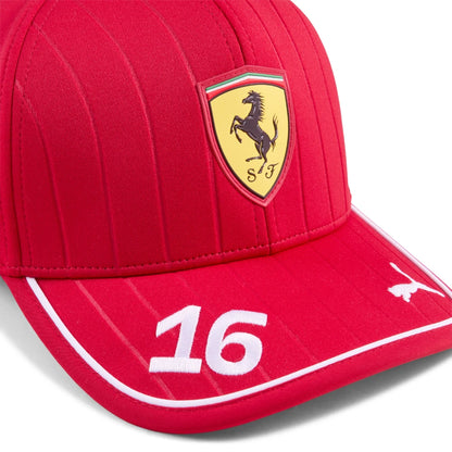 Gorra Scuderia Ferrari F1 Charles Leclerc Team 2025