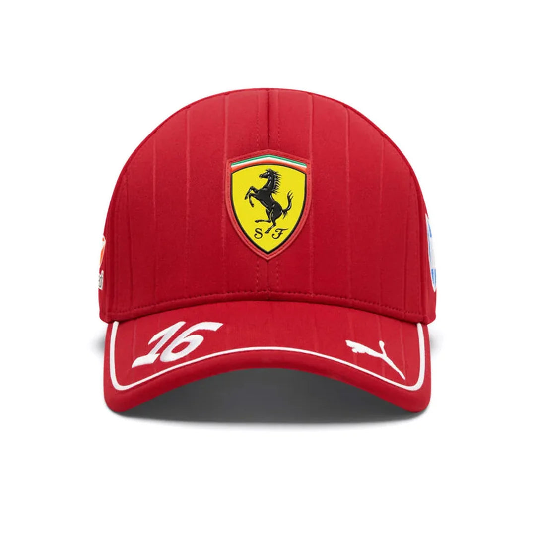 Gorra Scuderia Ferrari F1 Charles Leclerc Team 2025