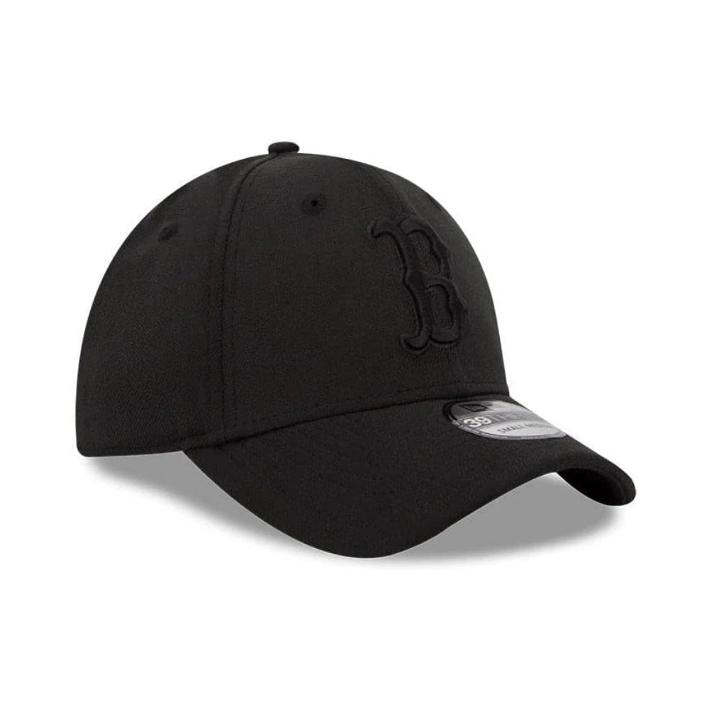 Gorra New Era 3930 MLB Basic Black And Black Red Sox