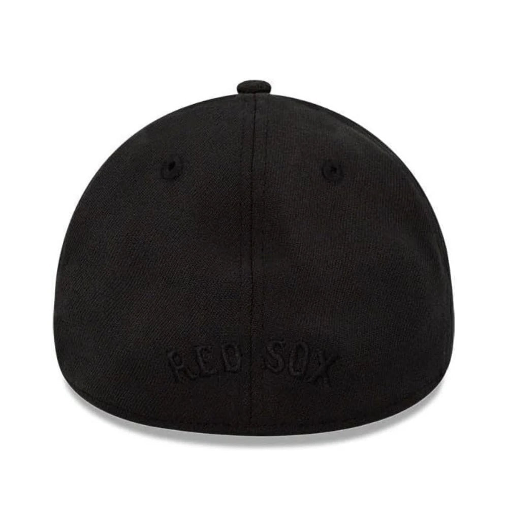 Gorra New Era 3930 MLB Basic Black And Black Red Sox