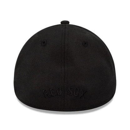 Gorra New Era 3930 MLB Basic Black And Black Red Sox