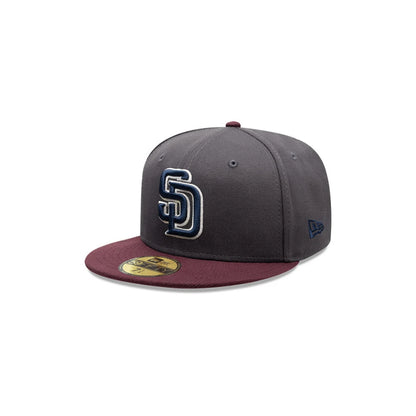 Gorra New Era 5950 MLB Blue Maroon Padres
