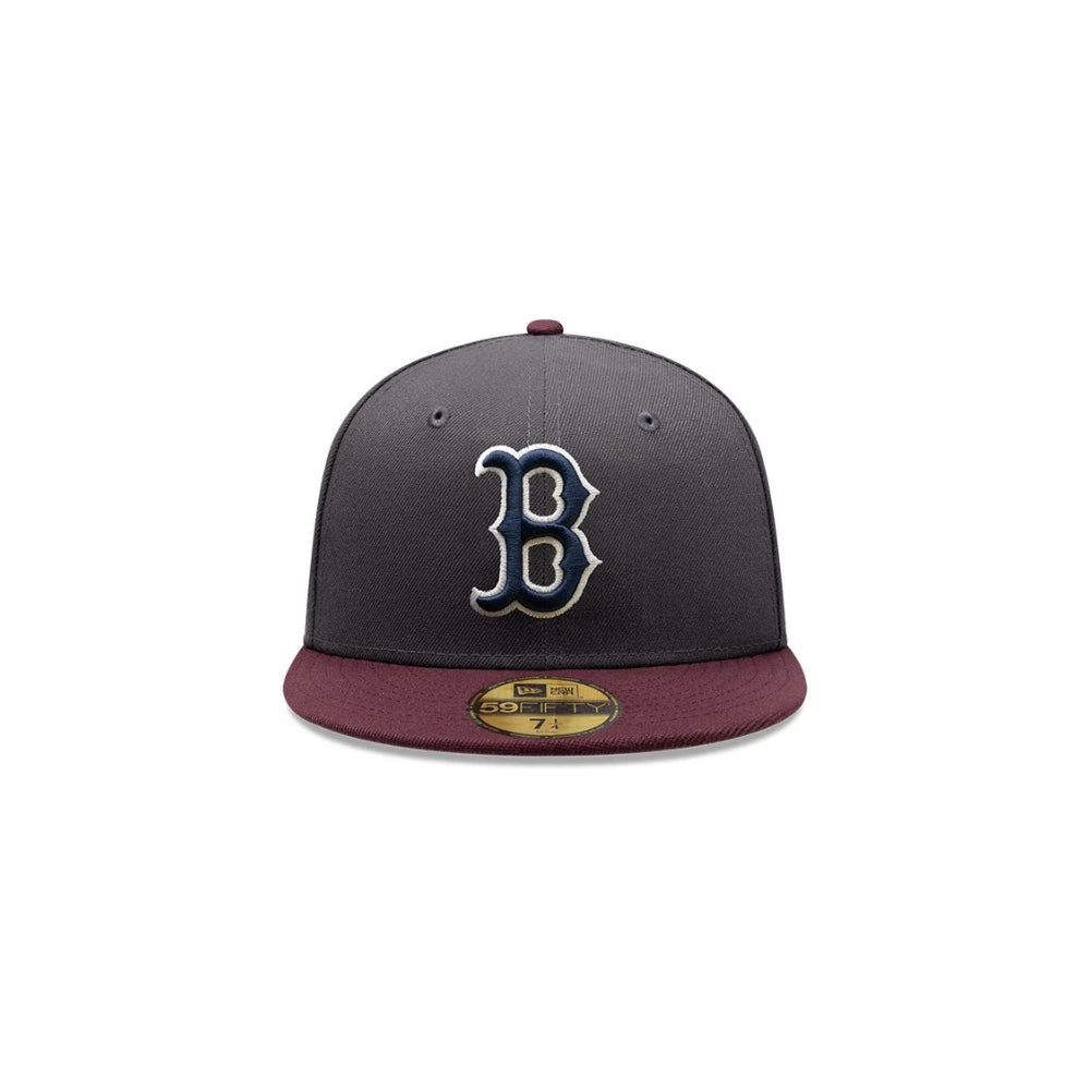 Gorra New Era 5950 MLB Blue Maroon Red Sox