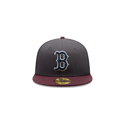 Gorra New Era 5950 MLB Blue Maroon Red Sox