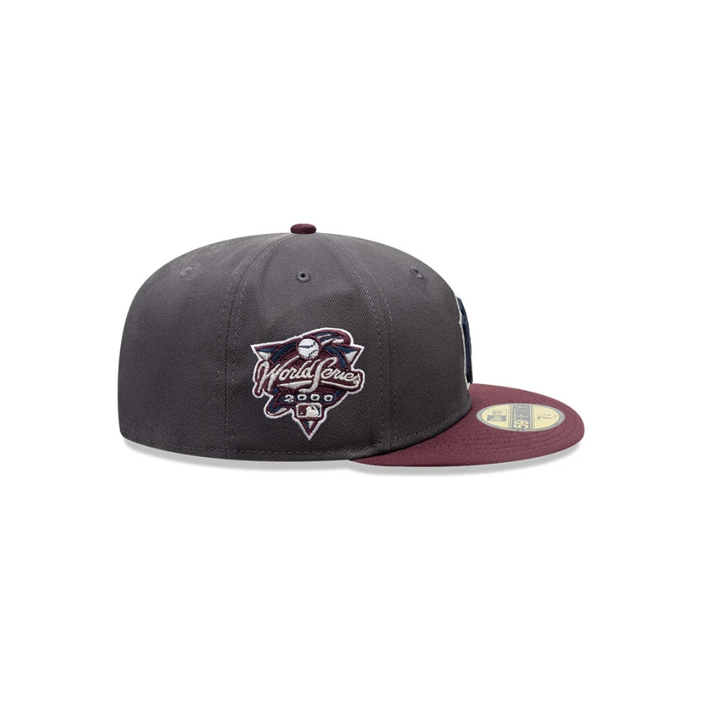 Gorra New Era 5950 MLB Blue Maroon Yankees