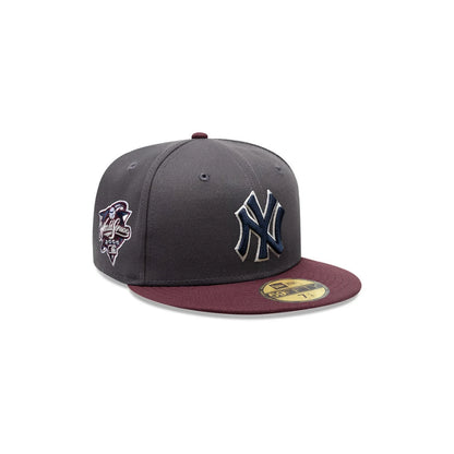 Gorra New Era 5950 MLB Blue Maroon Yankees